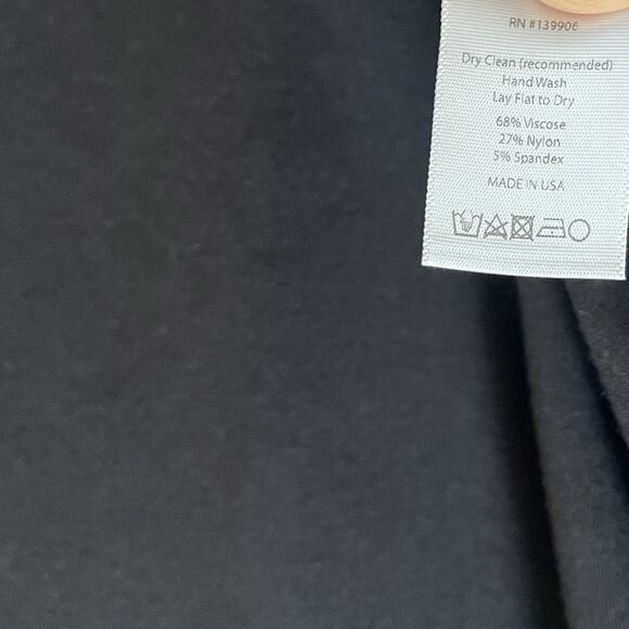 Ripley Rader Womens Pointe Knit Big Shirt Size 3/ US M Black Capsule Minimalist - Picture 5 of 5